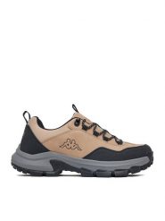 Kappa Sneakersy CEOWB-MP40-MC-250105Z Beżowy. Brązowe buty sportowe casual Kappa, bez wzorów, ze skóry, bez zapięcia. Za 199.99 zł.