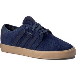 Buty adidas - Seeley BY4011 Conavy/Conavy/Gum4. Niebieskie buty sportowe casual marki Adidas, w paski, z materiału. W wyprzedaży za 219.00 zł.