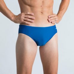 Slipki pływackie męskie Nabaiji 100 Basic. Białe odzież kąpielowa NABAIJI, m, bez wzorów, sportowe. Za 24.99 zł.