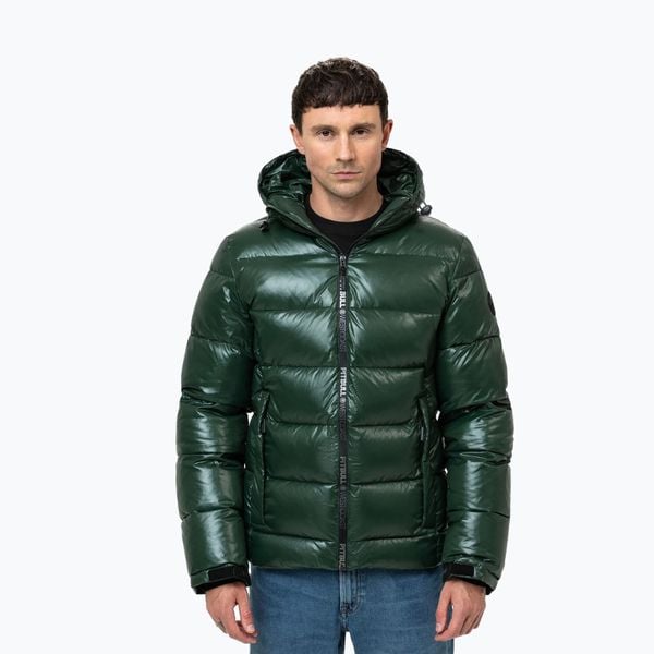 Kurtka zimowa męska Pitbull Pepperwood Ribstop Padded Hooded. Zielone kurtki PITBULL, na zimę, m, bez wzorów, z poliamidu, bez kaptura. Za 359.99 zł.