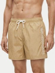 Emporio Armani Szorty kąpielowe EM000583 AF20425 U6213 Beżowy. Brązowe kąpielówki Emporio Armani, m, bez wzorów, z syntetyku. Za 399.99 zł.