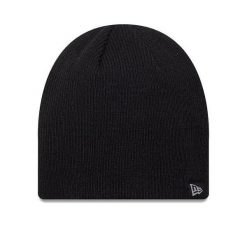 Czapka New Era Essential Skully. Czarne czapki zimowe New Era, bez wzorów. Za 109.99 zł.