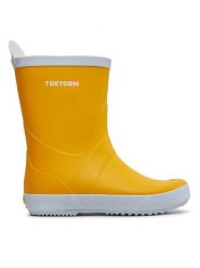 Tretorn Kalosze Wings 47280070 Żółty. Żółte śniegowce Tretorn, z kauczuku, bez zapięcia. Za 239.99 zł.