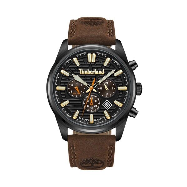 Zegarek Męski Timberland TDWGF0009603. Czarne zegarki Timberland, ze stali. Za 677.60 zł.