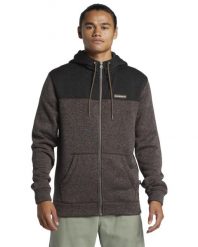 Bluza na zamek dla Mężczyzn KELLER BLOCK. Brązowe bluzy z kapturem Quiksilver, m, bez wzorów, z materiału, z kapturem. Za 379.00 zł.