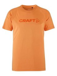 Craft Koszulka sportowa "Core Essence" w kolorze pomarańczowym rozmiar: S. Pomarańczowe t-shirty sportowe Craft, bez wzorów, bez ramiączek, outdoorowe. Za 43.99 zł.