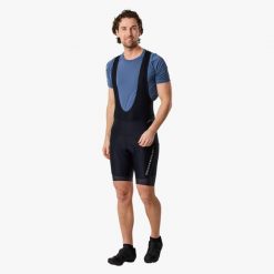 Spodenki rowerowe Męskie Swedemount Giro Bike Bib short Tights szybkoschnące. Czarne spodenki rowerowe SWEDEMOUNT, m, bez wzorów, z tkaniny, sportowe. Za 399.99 zł.