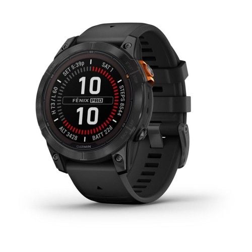 Zegarek sportowy Garmin Fenix 7 Pro Solar Edition Slate Grey / Black Band. Czarne zegarki sportowe GARMIN. Za 2,903.99 zł.