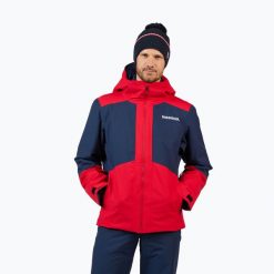 Kurtka narciarska męska Rossignol Rochrun Insulated. Czerwone kurtki narciarskie i snowboardowe Rossignol, m, bez wzorów, narciarskie. Za 1,049.00 zł.