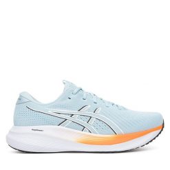 Buty do biegania Asics. Szare buty do biegania ASICS, bez wzorów, bez zapięcia, do biegania. Za 399.99 zł.
