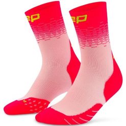 Męskie skarpety kompresyjne sportowe do połowy łydki CEP Core Run. Czerwone odzież kompresyjna CEP, m, bez wzorów, z elastanu, do biegania. Za 84.00 zł.