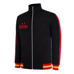AS Roma 1977 - 78 - Kurtka Piłkarska Retro - Czarna – COPA Football. Czarne kurtki COPA FOOTBALL, m, bez wzorów, bez kaptura. Za 430.41 zł.