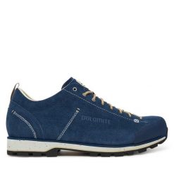 Trekkingi Dolomite. Niebieskie buty trekkingowe Dolomite, bez wzorów, bez zapięcia. Za 659.99 zł.