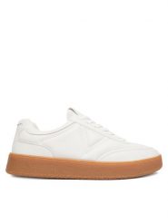 Guess Sneakersy 180234 Biały. Białe buty sportowe casual Guess, z aplikacjami, ze skóry, bez zapięcia. Za 585.00 zł.