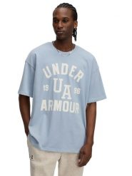Under Armour Koszulka w kolorze błękitnym rozmiar: M. Niebieskie bezrękawniki Under Armour, m, bez wzorów, bez kołnierzyka, bez ramiączek. Za 136.13 zł.