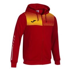 Bluza dresowa z kapturem Joma Eco Supernova. Czerwone bluzy z kapturem Joma, bez wzorów, z dresówki, z kapturem. W wyprzedaży za 248.10 zł.