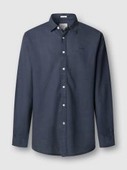Pepe Jeans Koszula "Payon" - Regular fit - w kolorze granatowym rozmiar: XL. Niebieskie koszule Pepe Jeans, xl, bez wzorów, z jeansu, bez kołnierzyka, bez ramiączek. Za 173.99 zł.