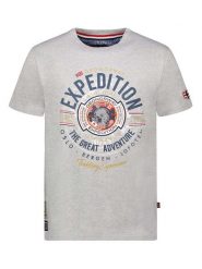 Geographical Norway Koszulka "Jaldemar" w kolorze szarym rozmiar: S. Szare bezrękawniki Geographical Norway, s, bez wzorów, z bawełny, bez kołnierzyka, bez ramiączek. Za 70.74 zł.