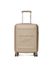Reebok Walizka kabinowa CEO-RBK-WAL-023-CCC-S-1 Beżowy. Brązowe walizki Reebok, bez wzorów, z tworzywa sztucznego. Za 259.99 zł.