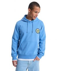 Bluza z kapturem dla Mężczyzn GRAPHIC Niebieski. Zielone bluzy z kapturem Quiksilver, m, bez wzorów, z bawełny, z kapturem. Za 140.00 zł.