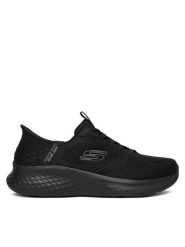 Skechers Sneakersy Slip_Ins 232466 Czarny. Czarne buty sportowe casual Skechers, bez wzorów, z materiału, bez zapięcia. Za 399.99 zł.