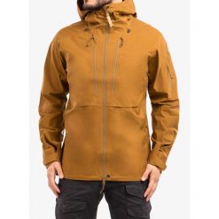Kurtka męska Fjallraven Keb Eco-Shell Jacket. Brązowe kurtki Fjällräven, m, bez wzorów, bez kaptura. Za 1,994.99 zł.