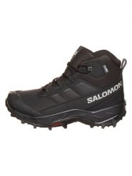 SALOMON Botki trekkingowe "Crosstrak WP" w kolorze czarnym rozmiar: 48. Czarne buty trekkingowe Salomon, bez wzorów, bez zapięcia. Za 559.95 zł.