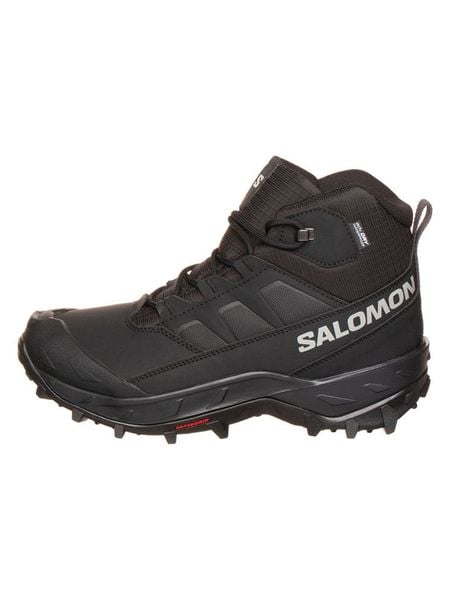 SALOMON Botki trekkingowe "Crosstrak WP" w kolorze czarnym rozmiar: 48. Czarne buty trekkingowe Salomon, bez wzorów, bez zapięcia. Za 689.95 zł.