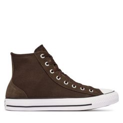 Trampki Converse. Brązowe trampki Converse, m, bez wzorów, bez zapięcia. Za 349.99 zł.
