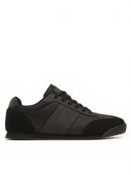 Lanetti Sneakersy MP07-6878-07 Czarny. Czarne buty sportowe casual Lanetti, bez wzorów, z materiału, bez zapięcia. Za 143.99 zł.