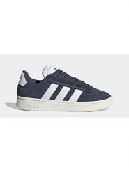 Adidas Sneakersy w kolorze granatowym rozmiar: 48. Niebieskie buty sportowe casual Adidas, bez wzorów, bez zapięcia. Za 231.68 zł.