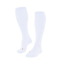 Męskie skarpety sportowe Falke Compression. Białe odzież kompresyjna Falke, bez wzorów. Za 254.00 zł.
