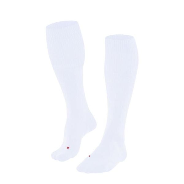 Męskie skarpety sportowe Falke Compression. Białe odzież kompresyjna Falke, bez wzorów, z materiału. Za 254.00 zł.