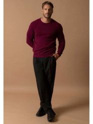Perfect Cashmere Kaszmirowy sweter "Eden" w kolorze czerwonym rozmiar: XL. Czerwone swetry nierozpinane Perfect Cashmere, xl, bez wzorów, z kaszmiru, bez kołnierzyka, bez ramiączek. Za 305.20 zł.