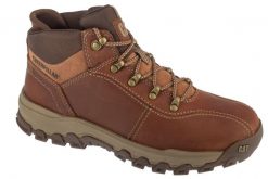 Buty trekkingowe męskie, Threshold Rebound Trek. Brązowe buty turystyczne CATerpillar, bez wzorów, z materiału, bez zapięcia, trekkingowe. Za 549.99 zł.