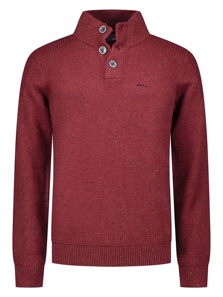 NEW ZEALAND AUCKLAND Sweter w kolorze czerwonym rozmiar: L. Czerwone swetry nierozpinane New Zealand Auckland, l, bez wzorów, z bawełny, bez kołnierzyka, bez ramiączek. Za 222.95 zł.