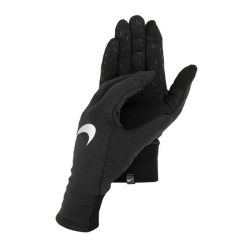 Rękawiczki do biegania męskie Nike Sphere 4.0 RG. Czarne rękawiczki Nike, bez wzorów. Za 189.99 zł.