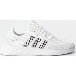 Sneakersy męskie białe Adidas Deerupt Runner DA8871 - biały / czarny. Białe buty sportowe casual Adidas, bez wzorów, bez zapięcia. Za 399.99 zł.