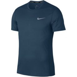 Nike T-Shirt Męski M Nk Cool Miler Top Ss Blue Force Htr Green Abyss S. T-shirty sportowe marki Nike. W wyprzedaży za 125.00 zł.