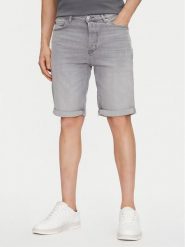 HUGO Szorty jeansowe 50537720 Szary Slim Fit. Szare szorty Hugo, m, bez wzorów, z jeansu. Za 349.99 zł.