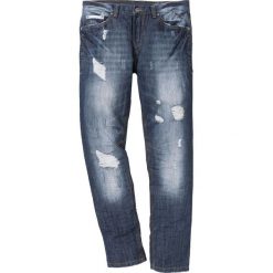 Dżinsy Regular Fit Tapered bonprix ciemnoniebieski "used". Jeansy marki Under Armour. Za 149.99 zł.