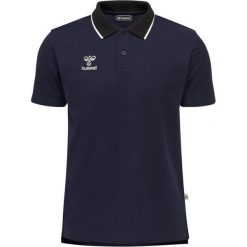 Hummel koszulka z kołnierzykiem polo męska bawełniana hml Move. Niebieskie koszulki polo sportowe Hummel, m, bez wzorów, z bawełny, bez kołnierzyka, bez ramiączek, do piłki nożnej. Za 73.00 zł.