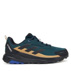 Trekkingi adidas. Zielone trekkingi Adidas, bez wzorów, bez zapięcia. Za 319.99 zł.