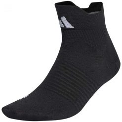 Skarpety Adidas IC9525 męskie. Czarne skarpety Adidas, bez wzorów, z materiału. Za 60.05 zł.