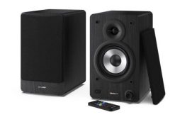 Sharp Bookshelf Speakers 2-drożny Czarny Przewodowy i Bezprzewodowy 60 W. Czarne głośniki przenośne Sharp. Za 507.99 zł.