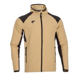 Kurtka wodoodporna z kapturem / Na zamek Joma Deva. Brązowe kurtki Joma, m, bez wzorów, z elastanu, z kapturem. Za 276.50 zł.