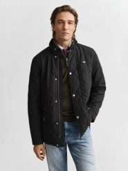 Gant Pikowana kurtka Mężczyźni czarny, XL. Czarne kurtki GANT, m, bez wzorów, bez kaptura. Za 749.95 zł.