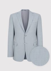 PAKO LORENTE – Błękitna marynarka garniturowa. Niebieskie garnitury Pako Lorente, m, bez wzorów, z poliesteru. Za 449.99 zł.