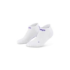 Męskie krótkie skarpety kompresyjne sportowe Core Run stopki Ultralight CEP. Białe odzież kompresyjna CEP, bez wzorów, z elastanu. Za 59.00 zł.