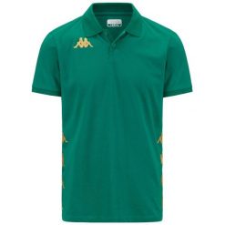Polo Kappa Gastio. Zielone koszulki polo Kappa, m, bez wzorów, bez kołnierzyka, bez ramiączek. Za 189.00 zł.